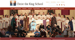 Desktop Screenshot of christthekingschool.net