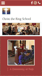 Mobile Screenshot of christthekingschool.net